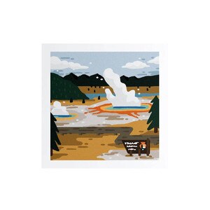 yellowstone leah jay illustration mini print